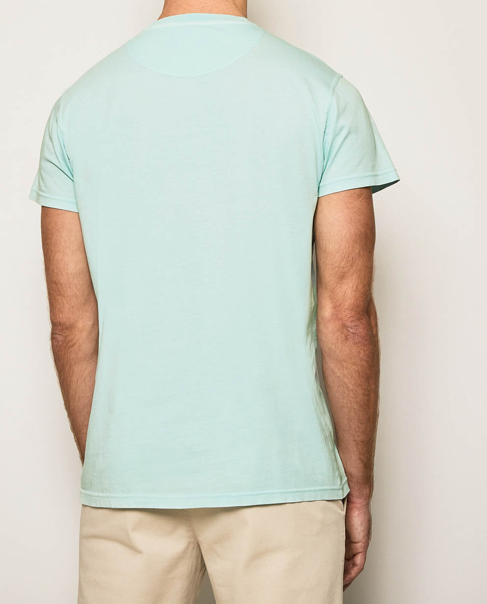 Camiseta organic verde pastel