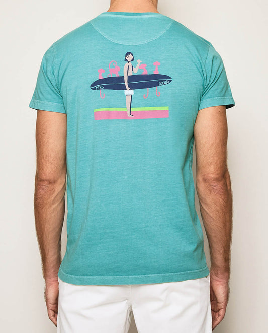 Camiseta surfer print