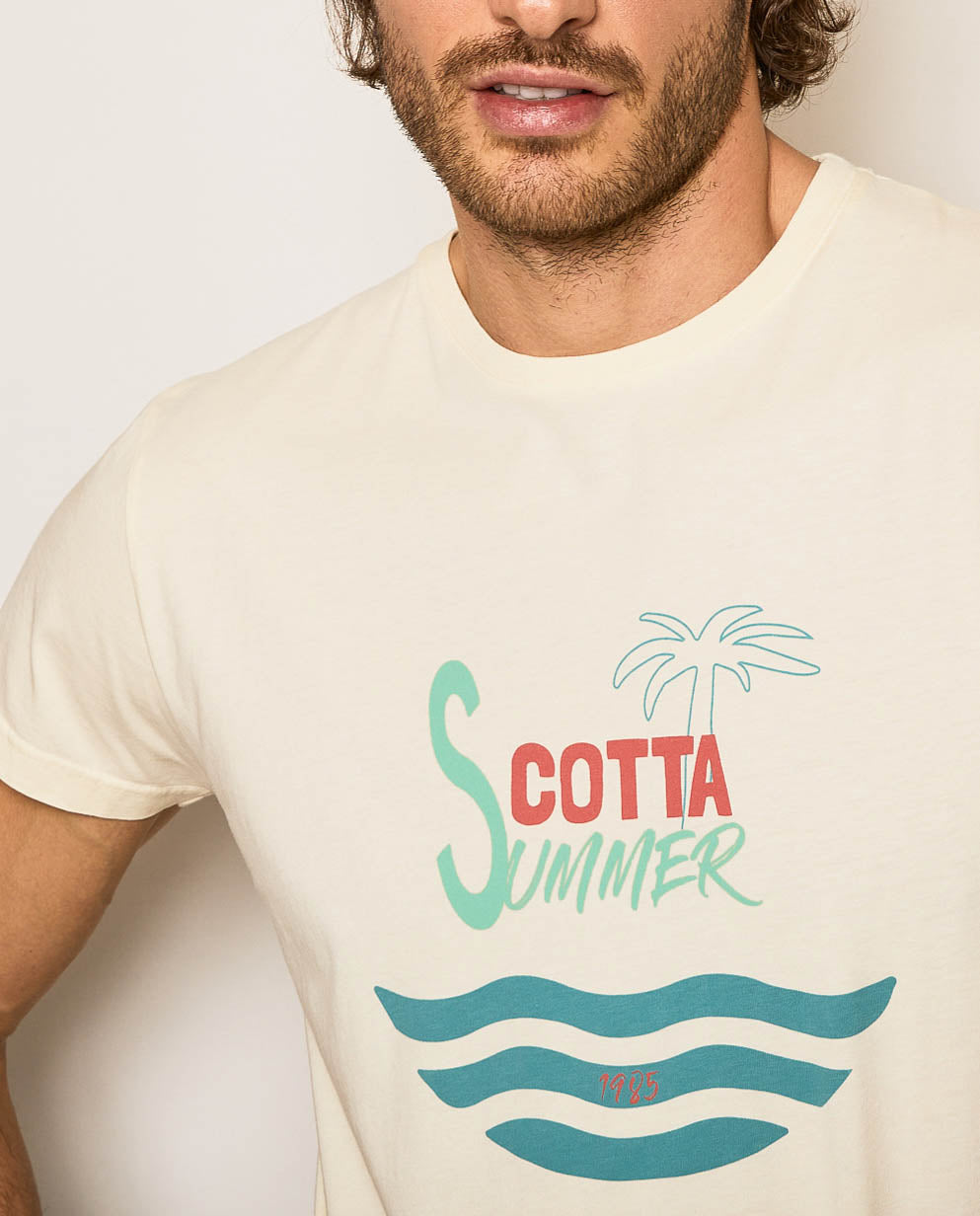 Camiseta summer amarillo