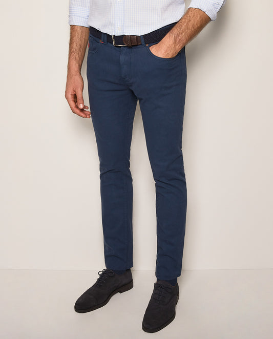 Pantalón 5 bolsillos garment dyed algodó | SCOTTA