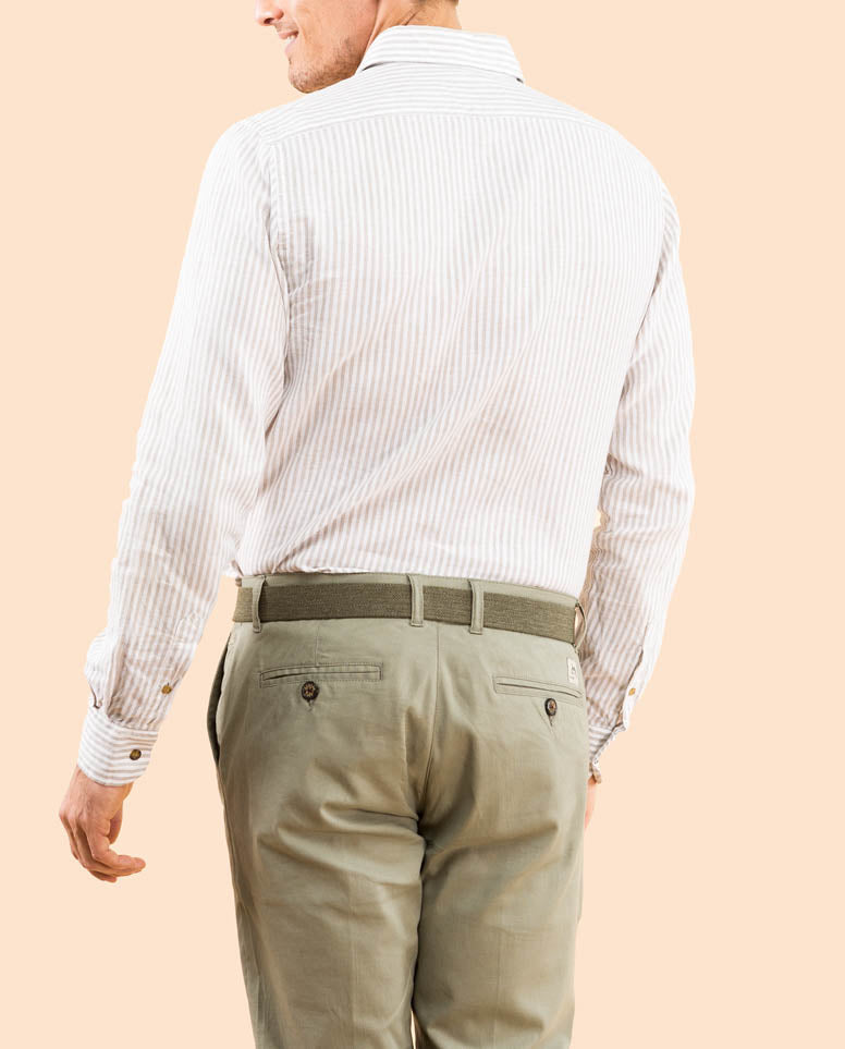 Camisa Florencia orgánico khaki