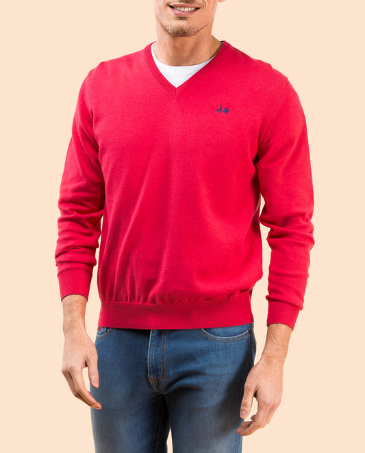 Jersey pico frambuesa