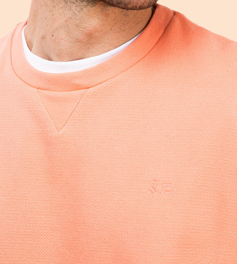 Sudadera classic coral