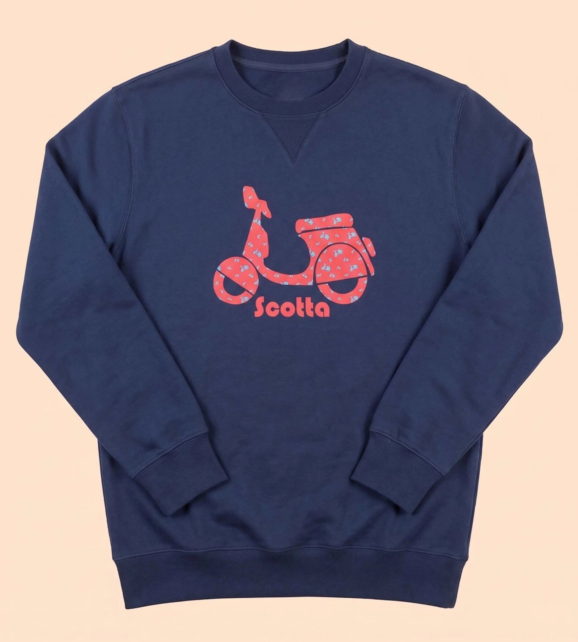 Sudadera multilogo marino | SCOTTA