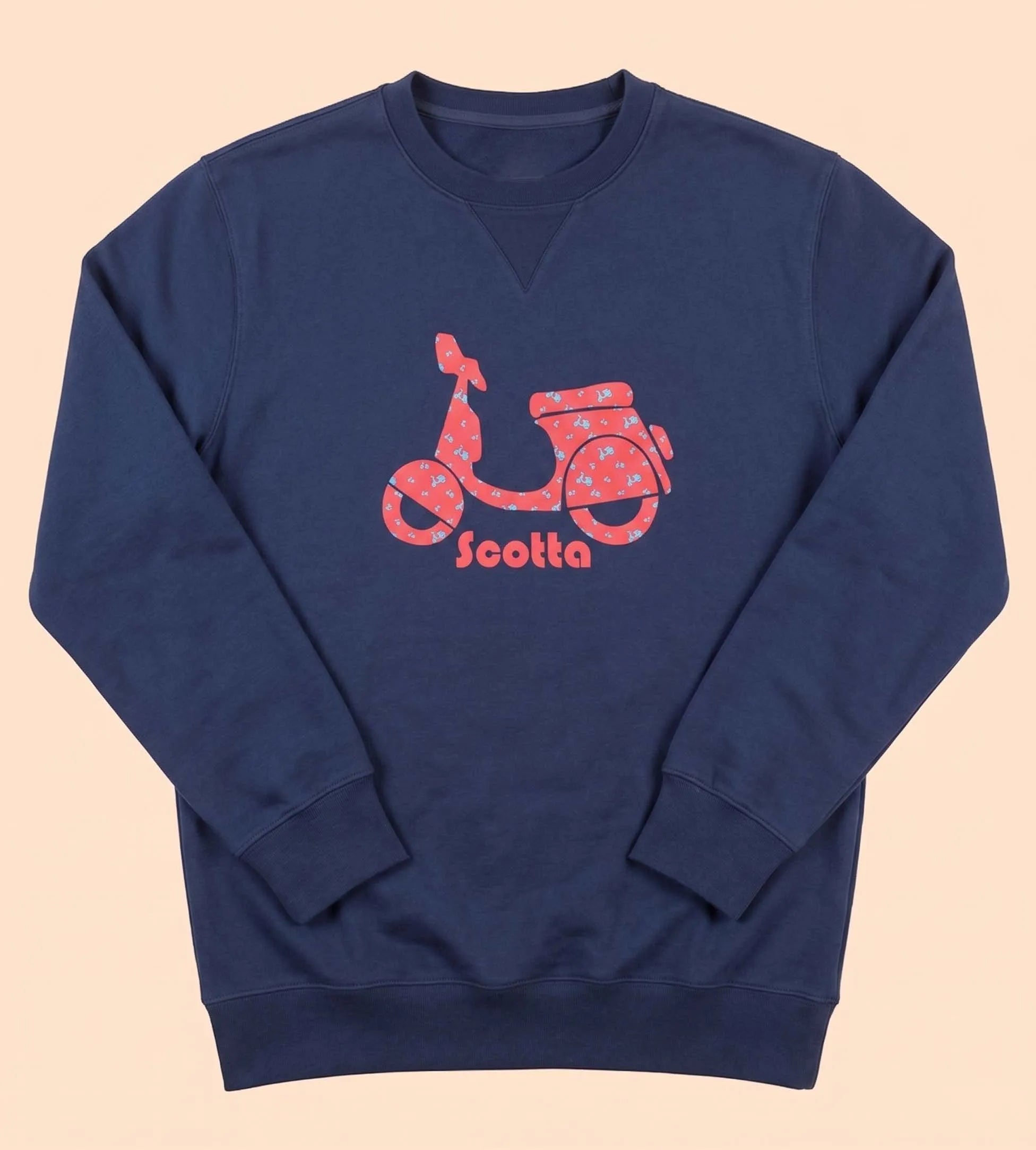 Sudadera multilogo marino | SCOTTA