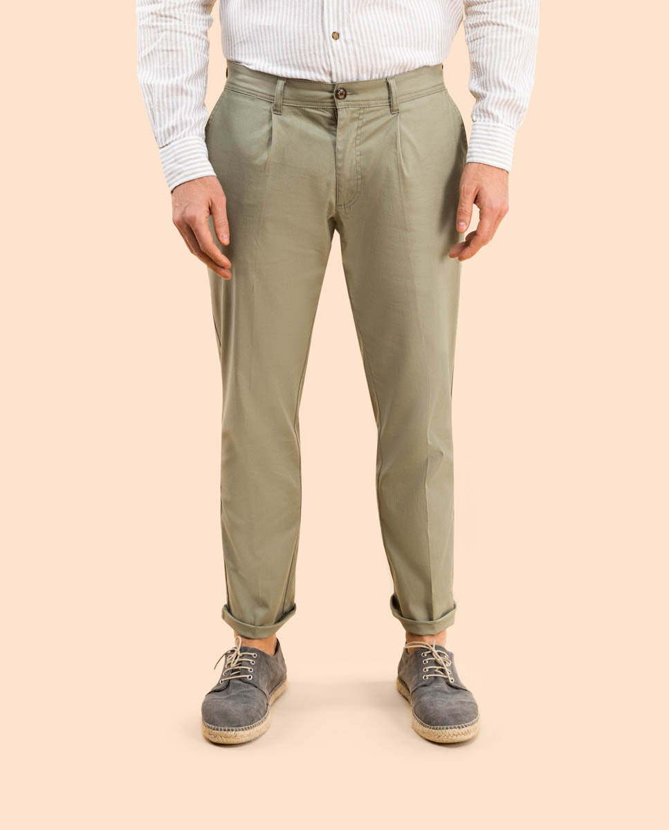 Pantalón sostenible khaki