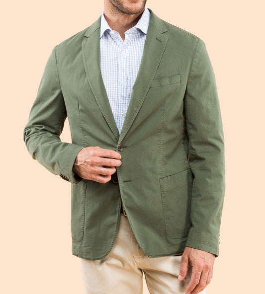 Blazer sarga khaki oscuro | SCOTTA