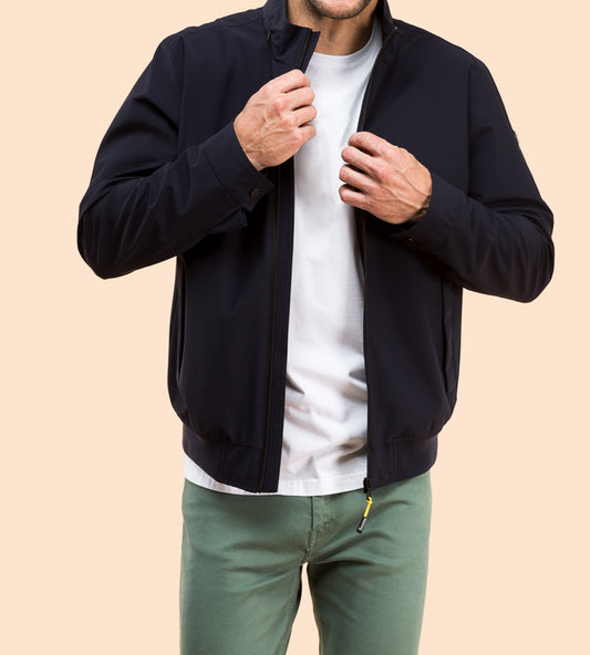 Chaqueta corta tecnica navy