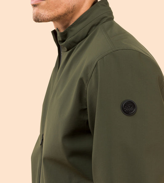 Chaqueta corta tecnica khaki