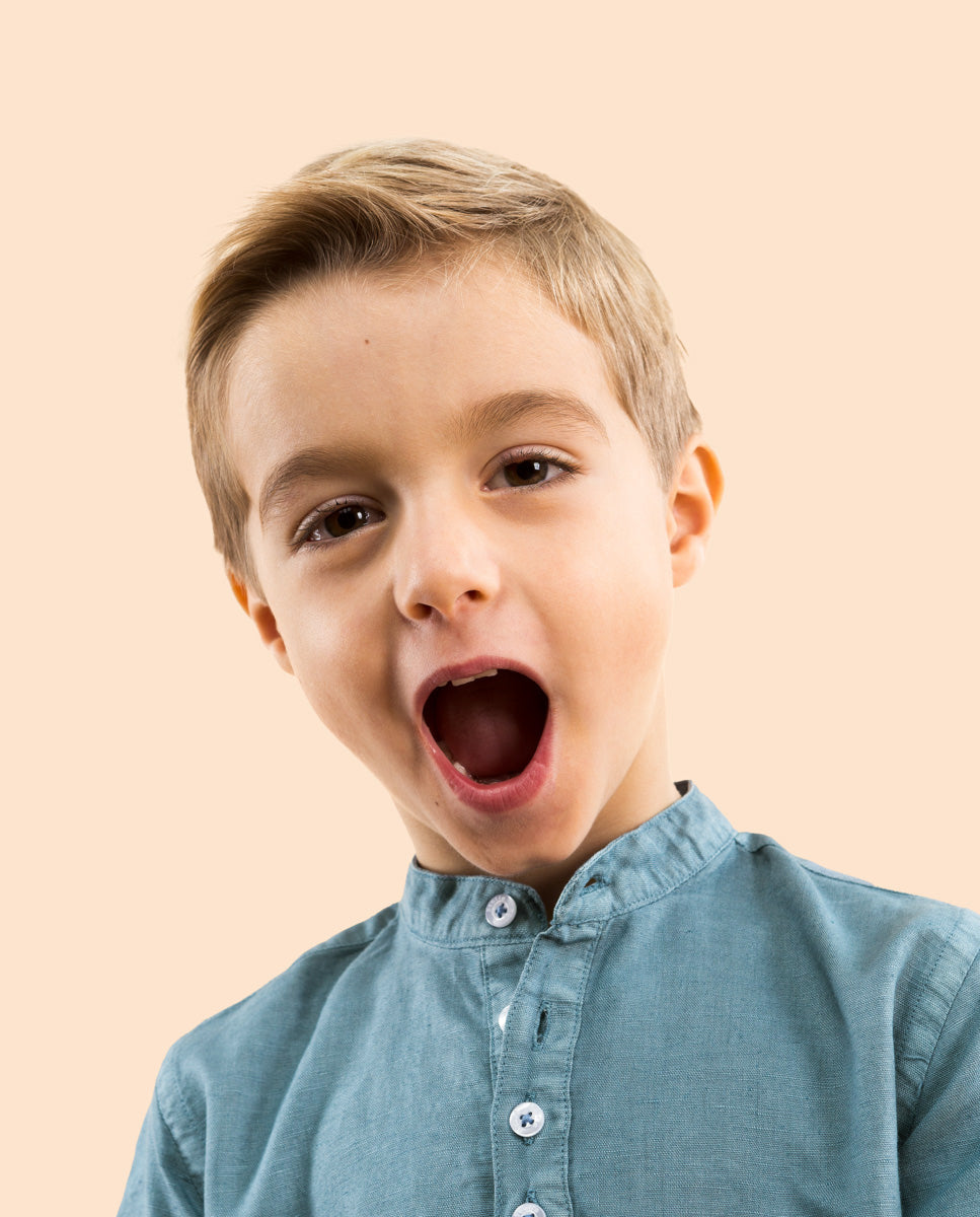 Camisa de menino, camisa polo jeans Mao