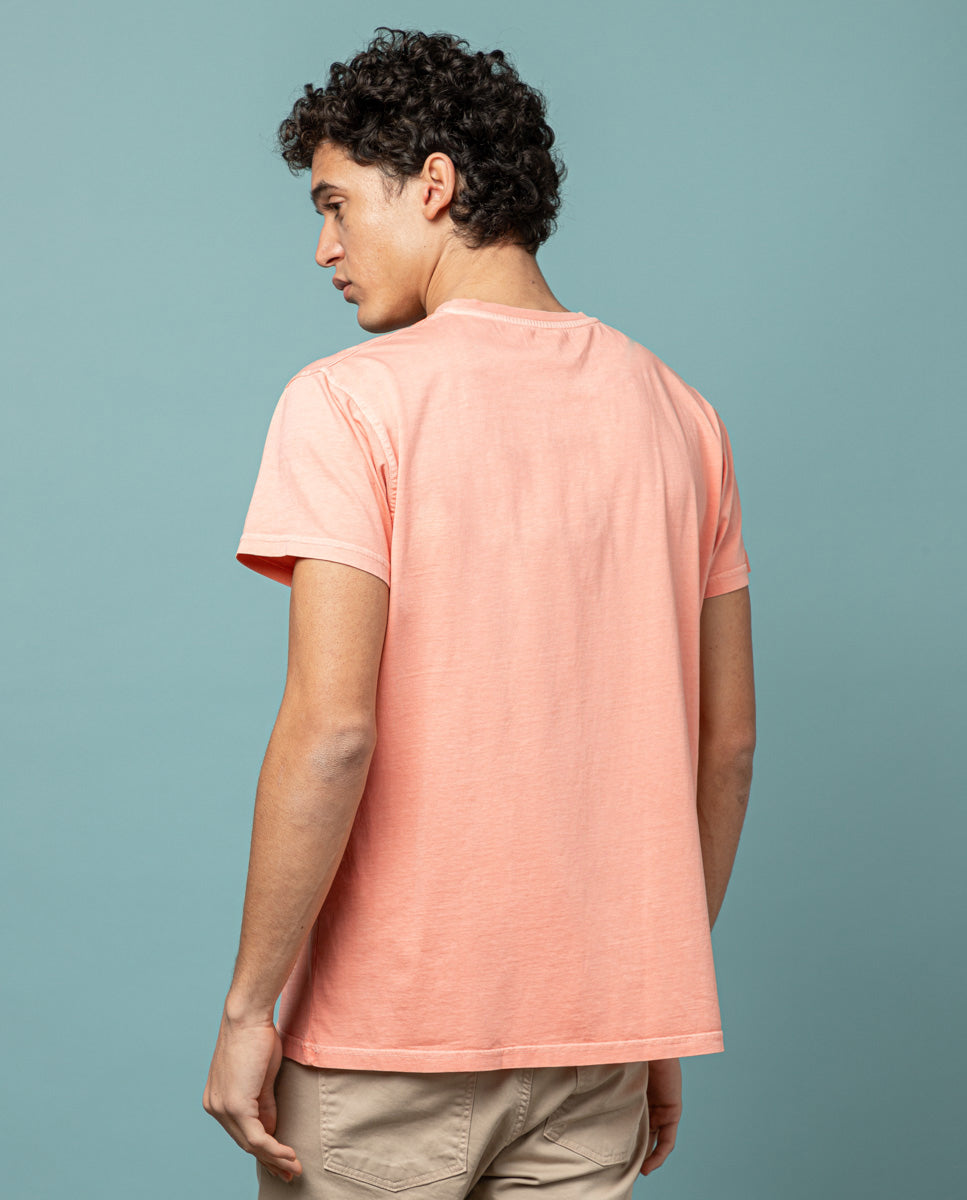 Camiseta classic organic coral