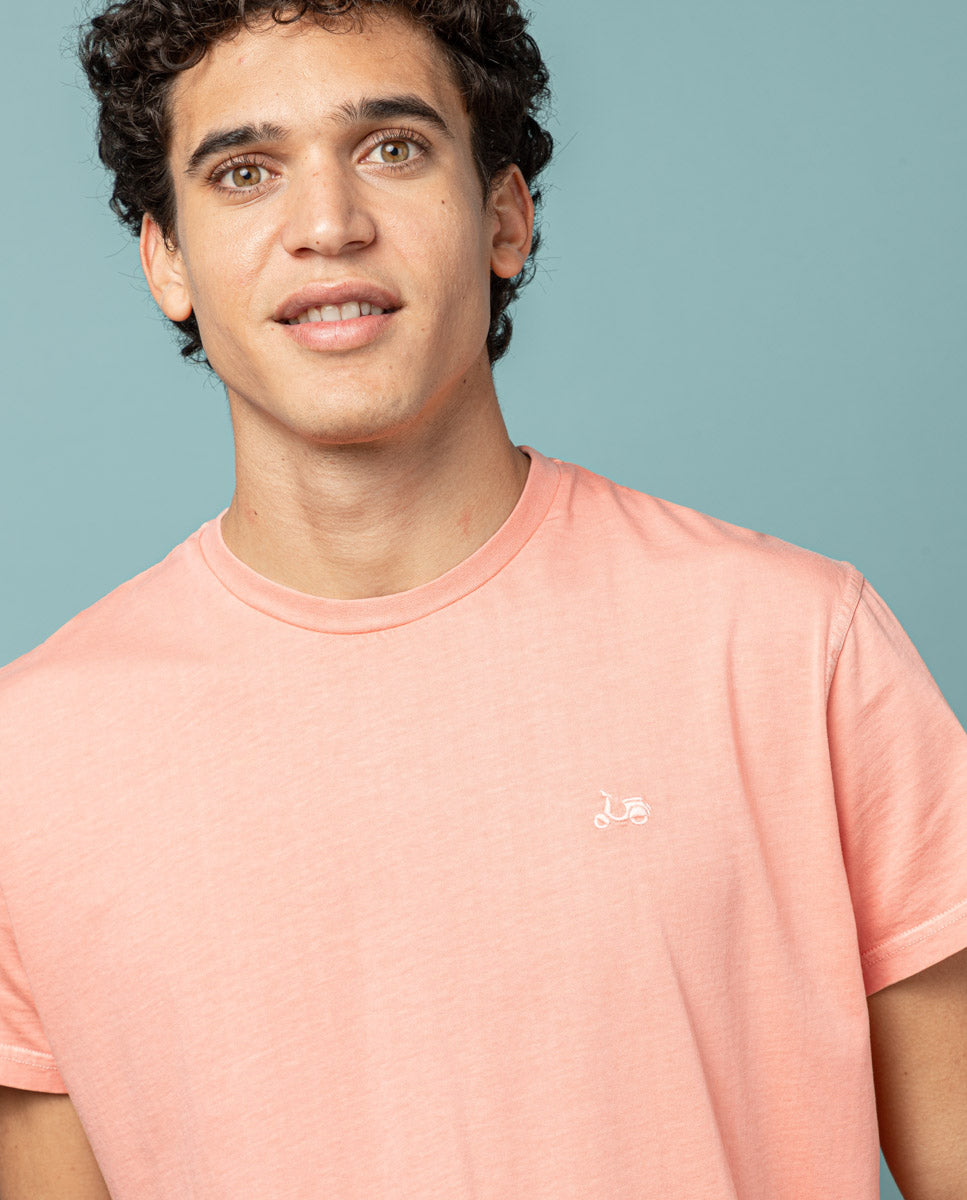 Camiseta classic organic coral