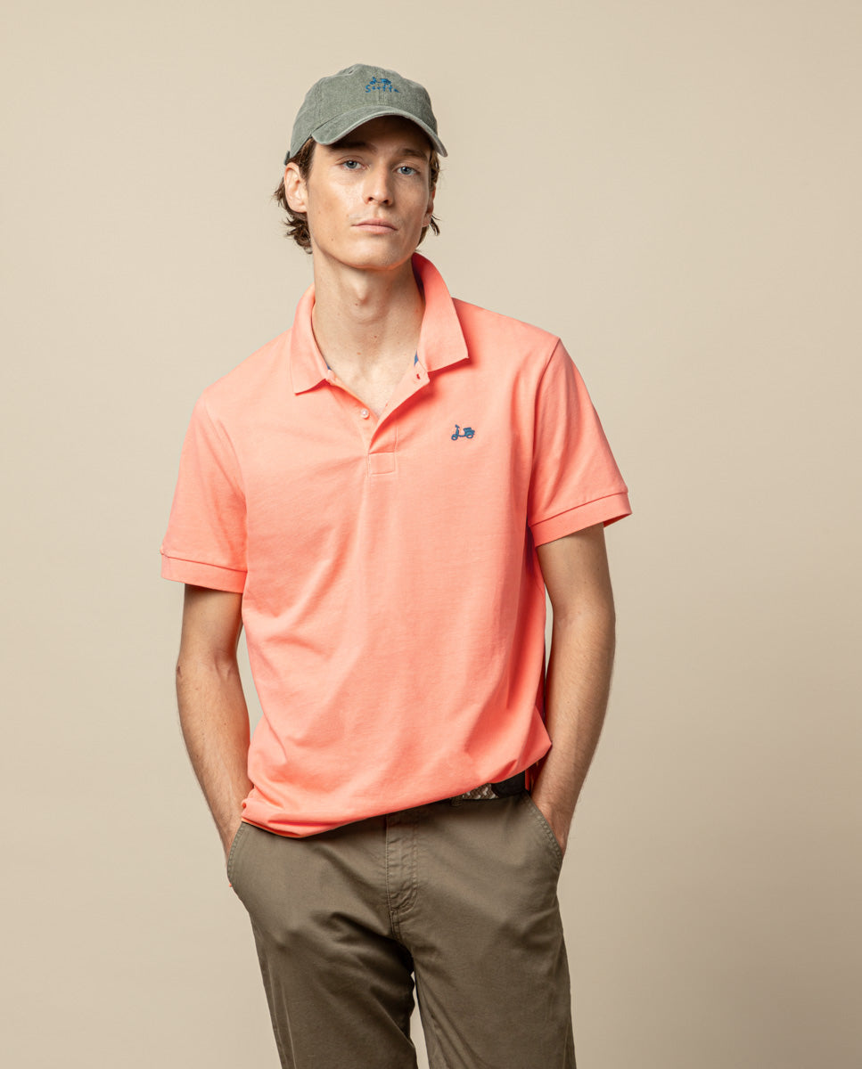 Polo classic coral flúor