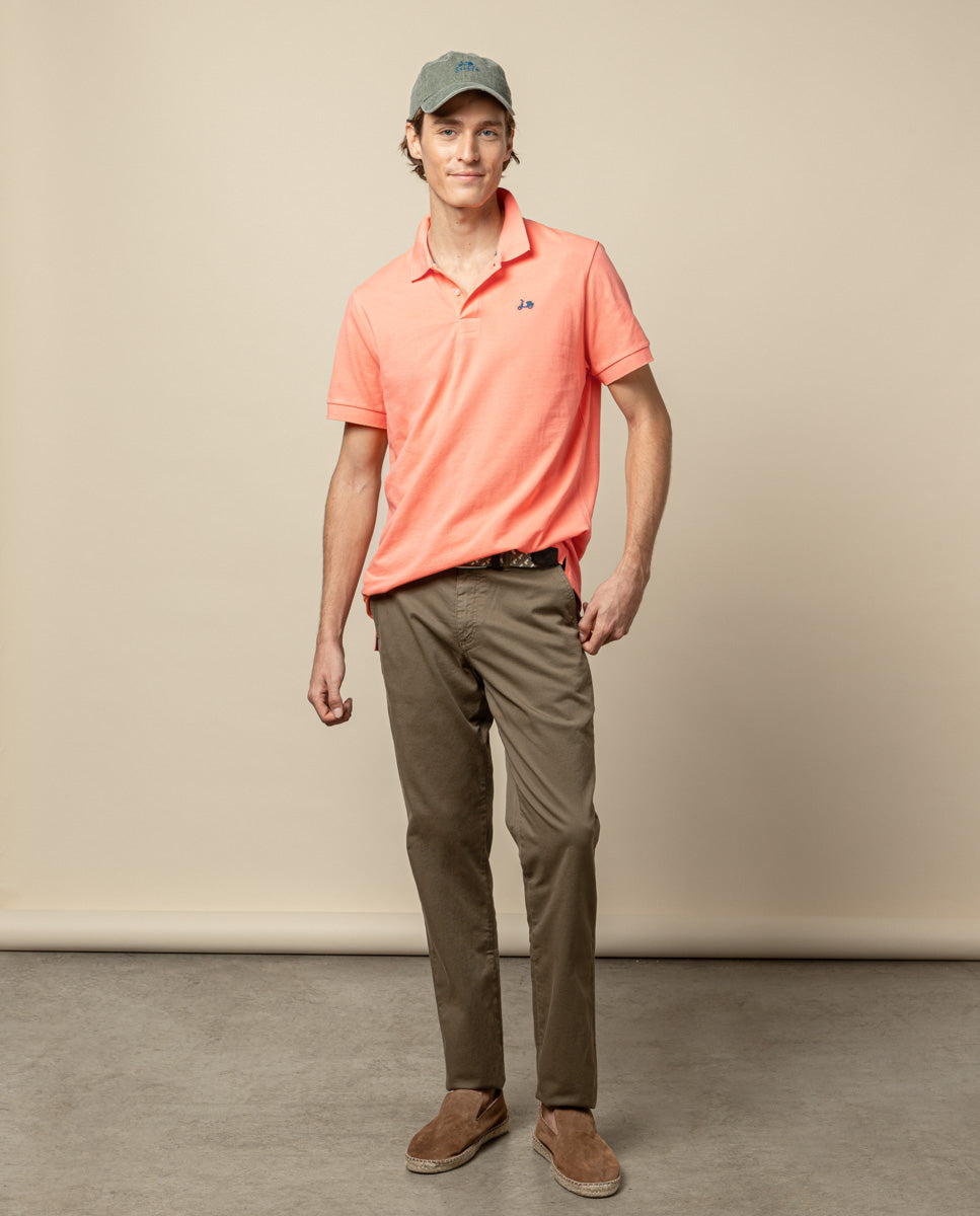 Polo classic coral flúor