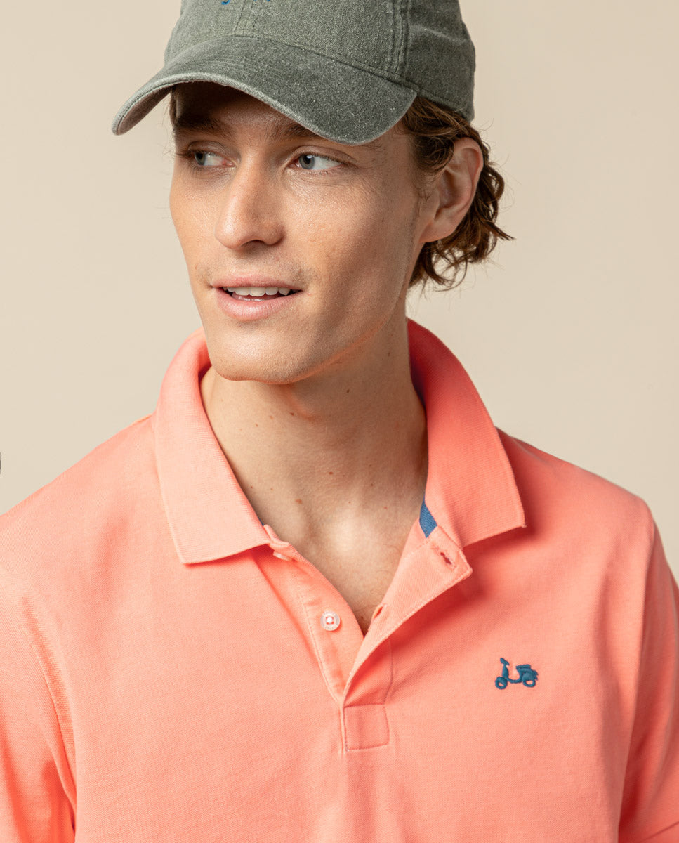 Polo classic coral flúor