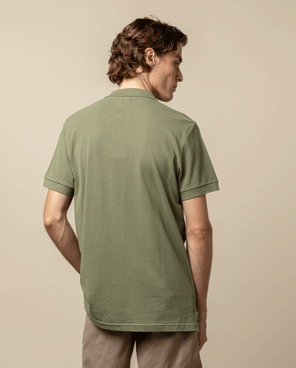 POLO CLASSIC LOGO FLUOR KHAKI