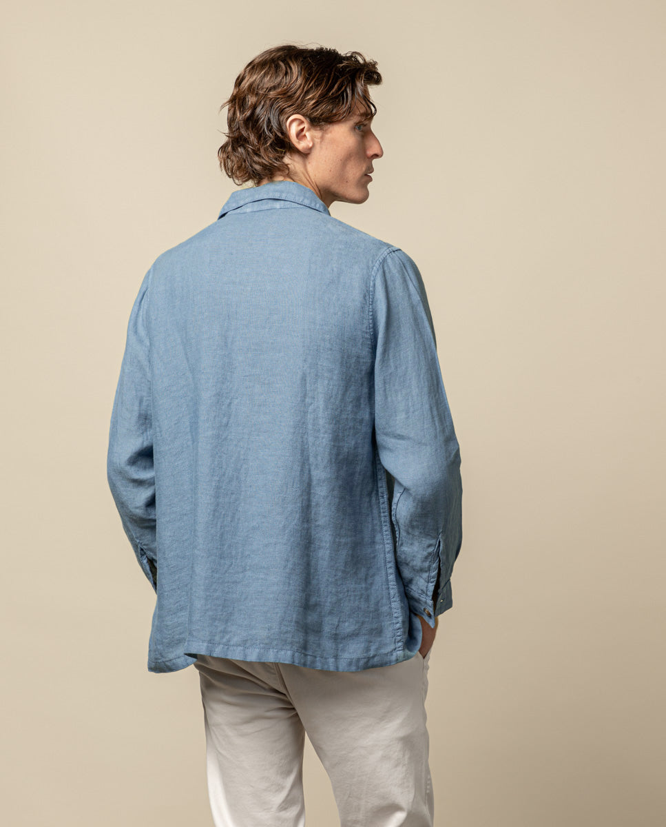 SOBRECAMISA LINEN DENIM