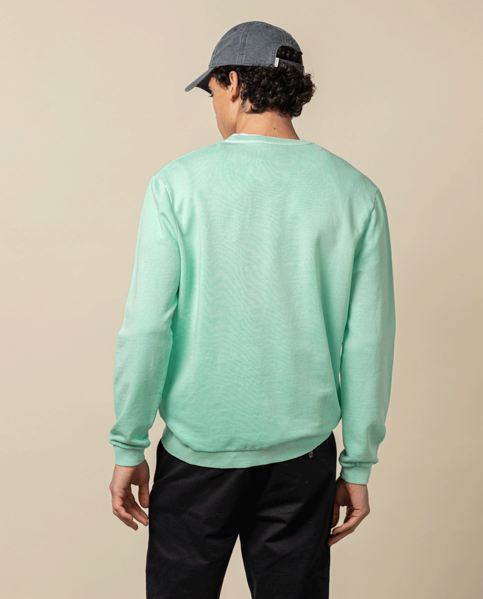 SUDADERA CLASSIC VERDE AGUA