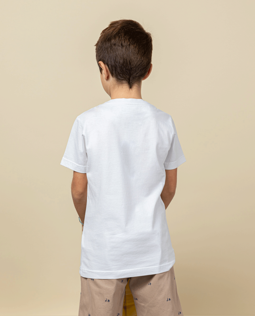 CAMISETA NIÑO RAINY BLANCO