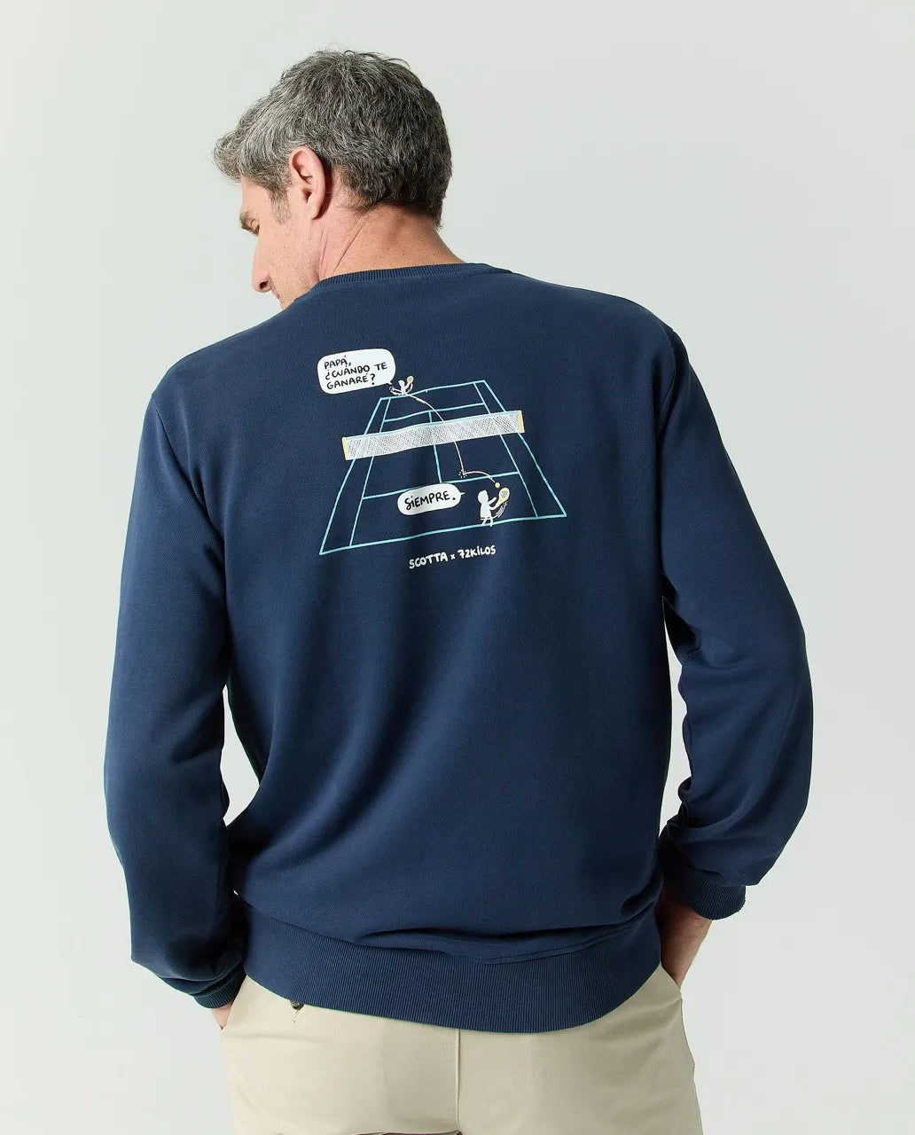 Sudadera marino Scotta x 72 KILOS