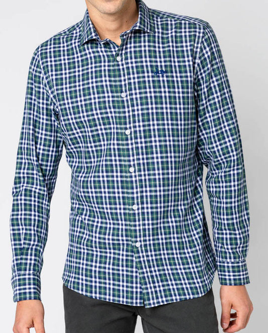 Camisa cuadros sand marino