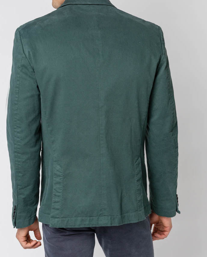 Blazer estructura verde oscuro