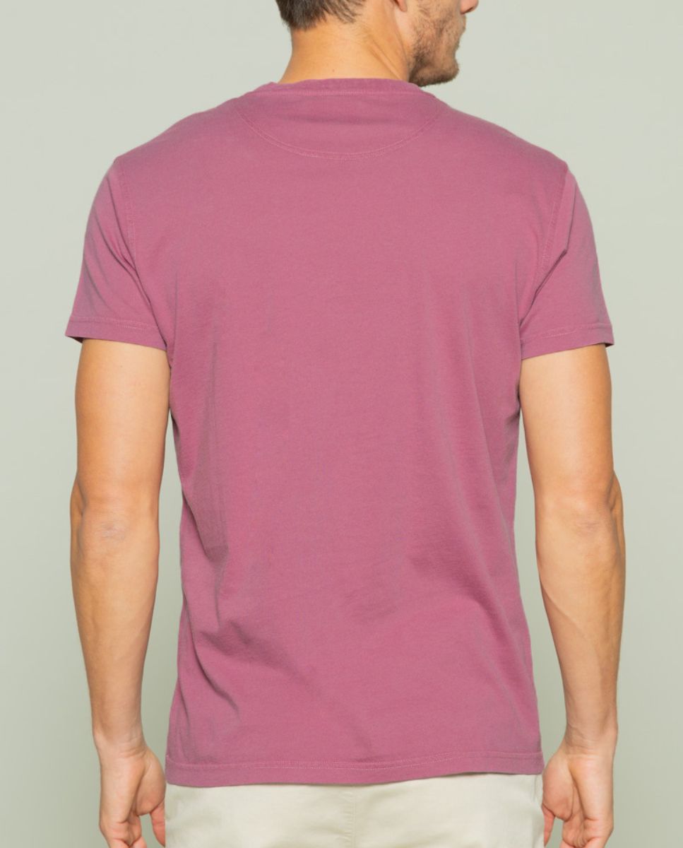 Camiseta classic organic burdeos