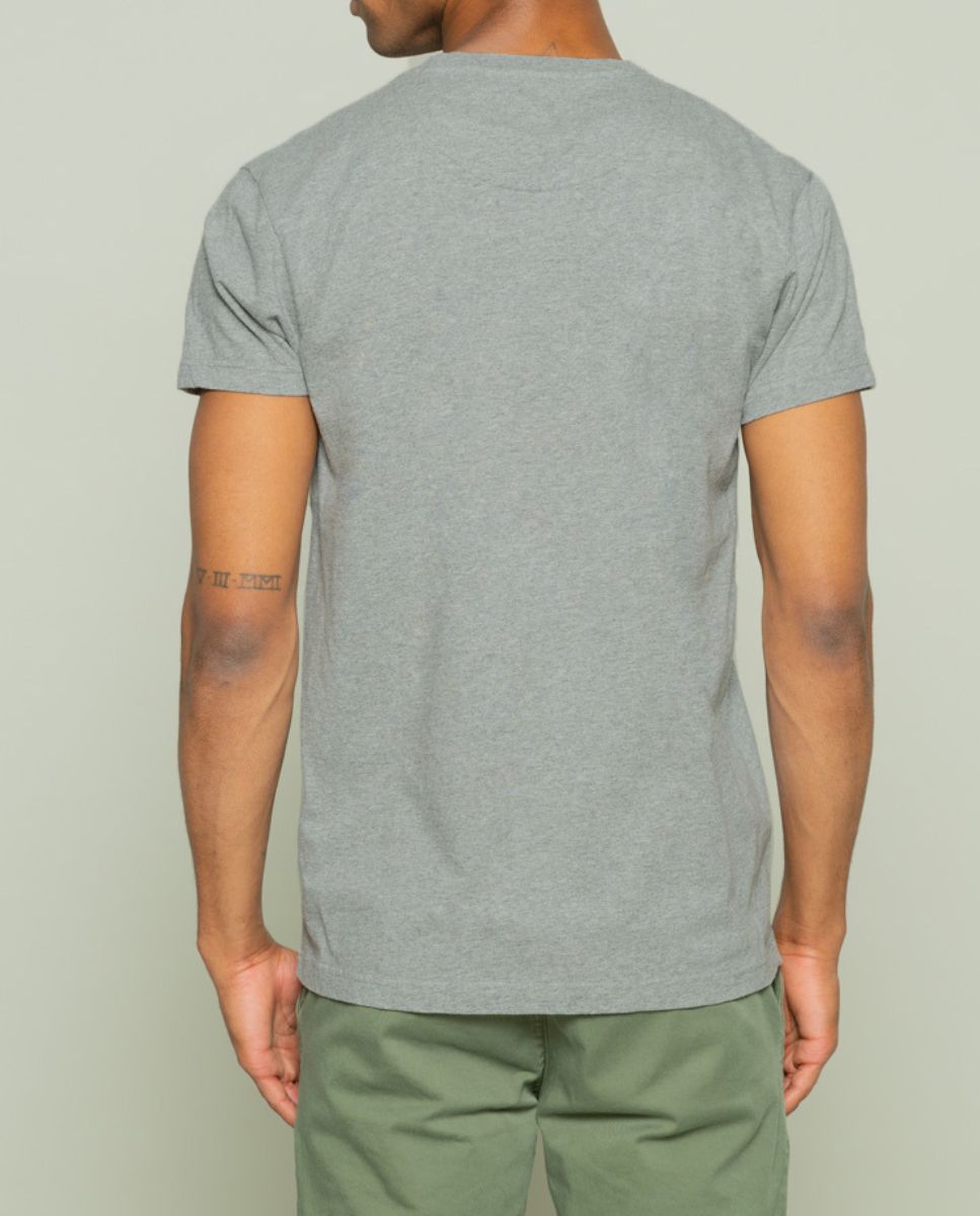 Camiseta logo nature gris