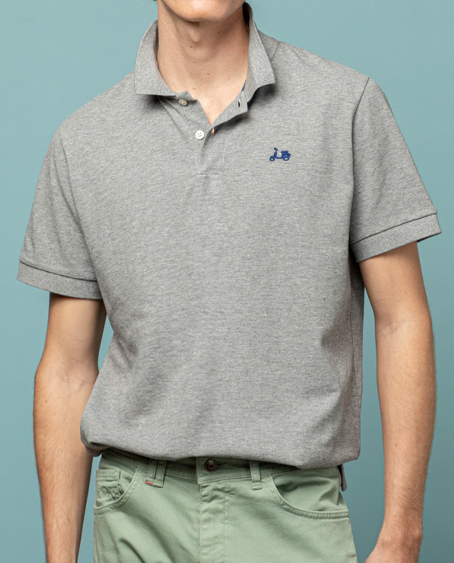 Polo classic gris