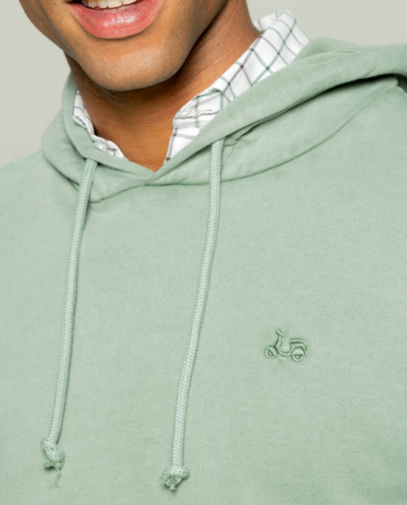 Sudadera hoodie verde | SCOTTA