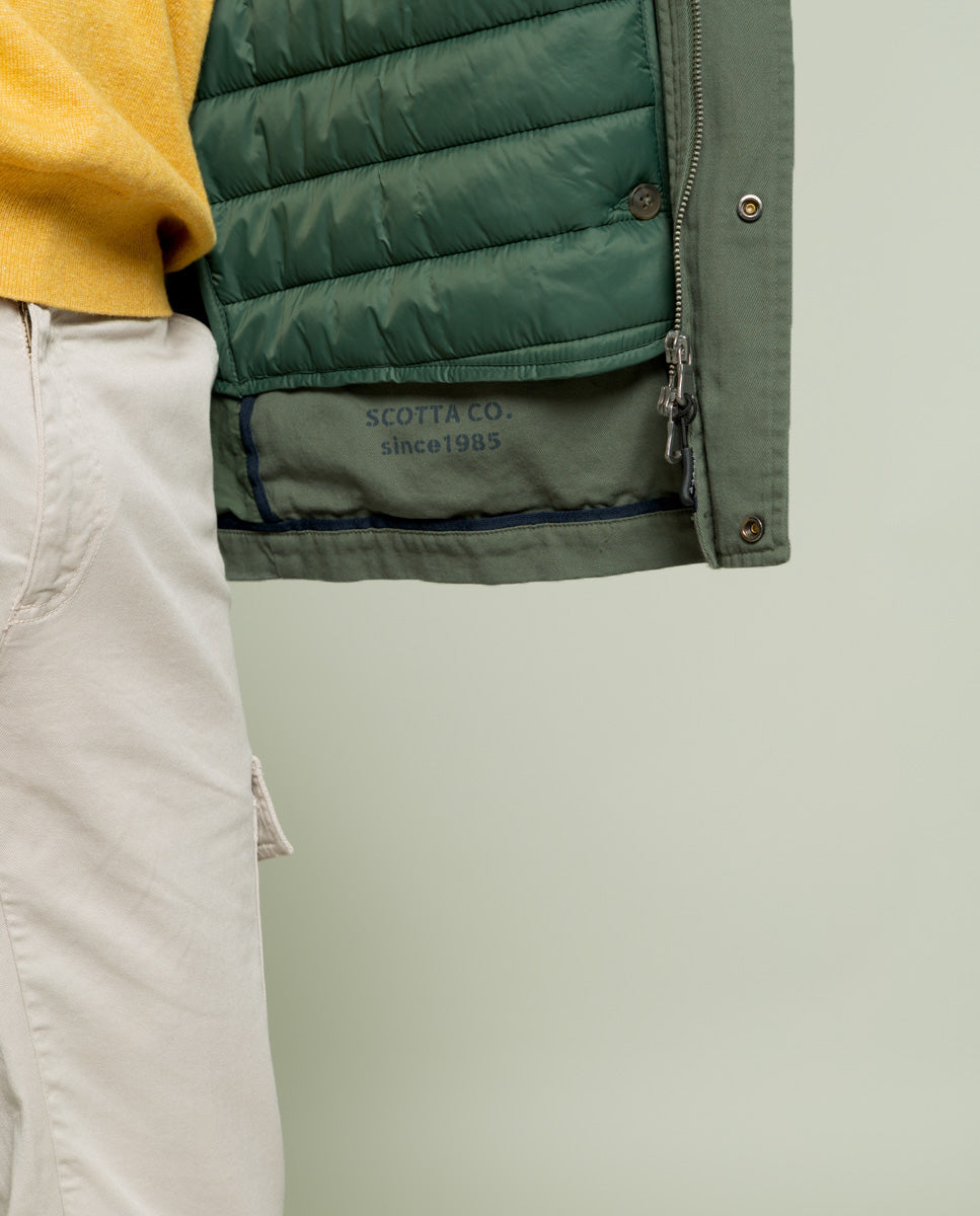 Chaqueta sahariana khaki