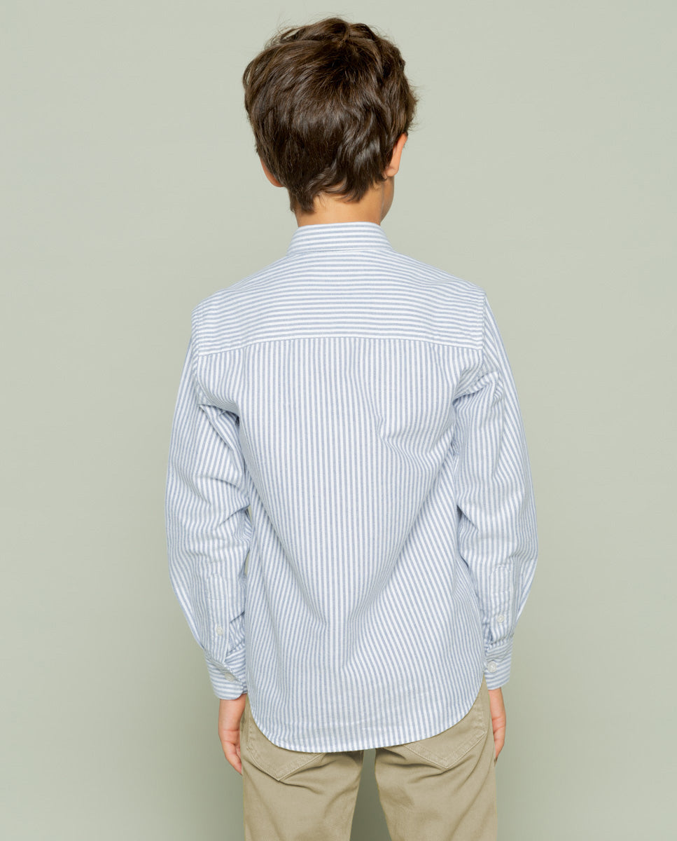 Camisa niño oxford regular marino