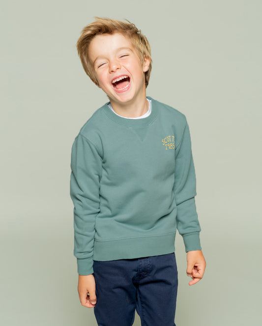 Sudadera niño ranger azul grisaceo