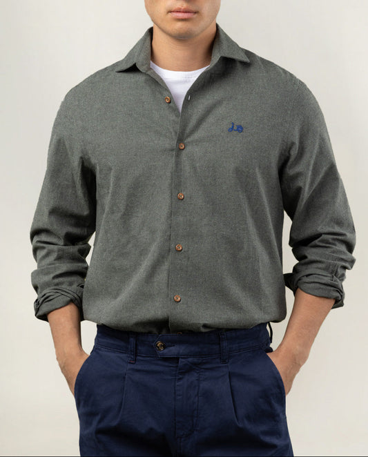 Camisa Verde Lord Melange