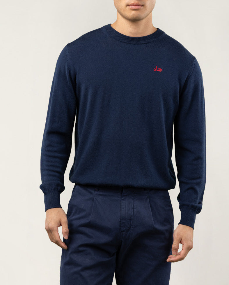 Jersey classic crew neck merino marino