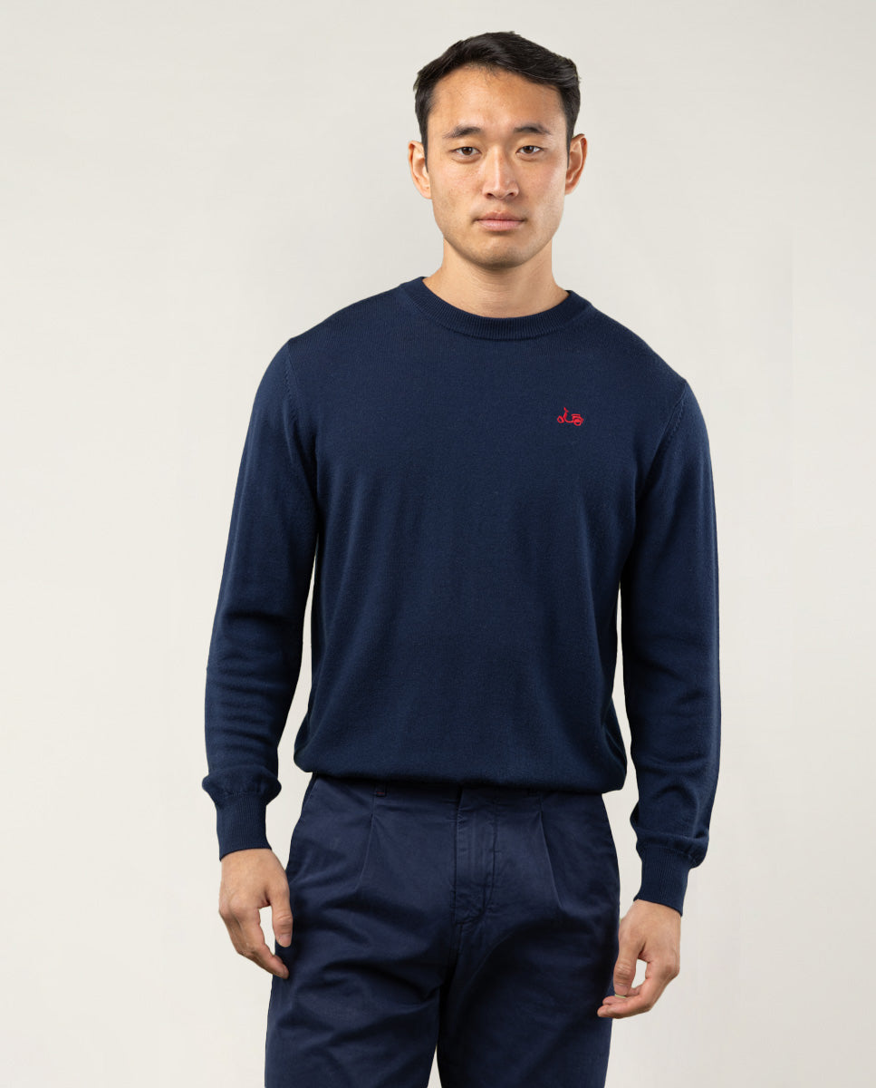 Jersey classic crew neck merino marino