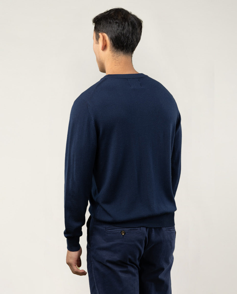 Jersey classic crew neck merino marino