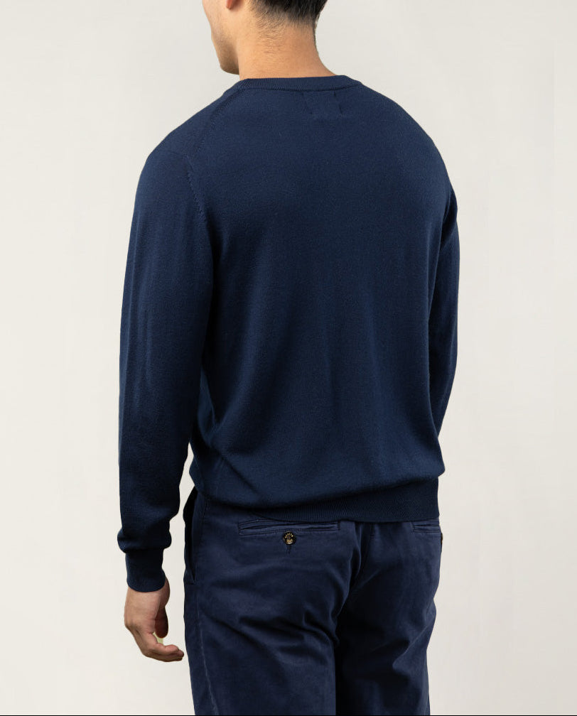Jersey classic crew neck merino marino