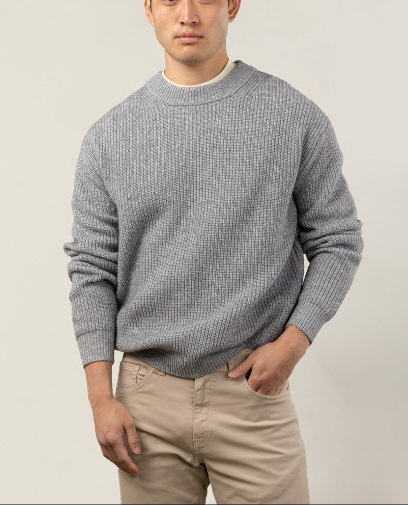 Jersey perlado gris piedra | SCOTTA